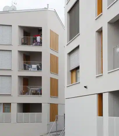 Construction de logements dans le quartier jacquard