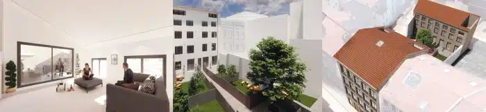 Une nouvelle opération de réhabilitation immobilière au 9 rue Ledin dans le quartier de Jacquard à Saint-Etienne.