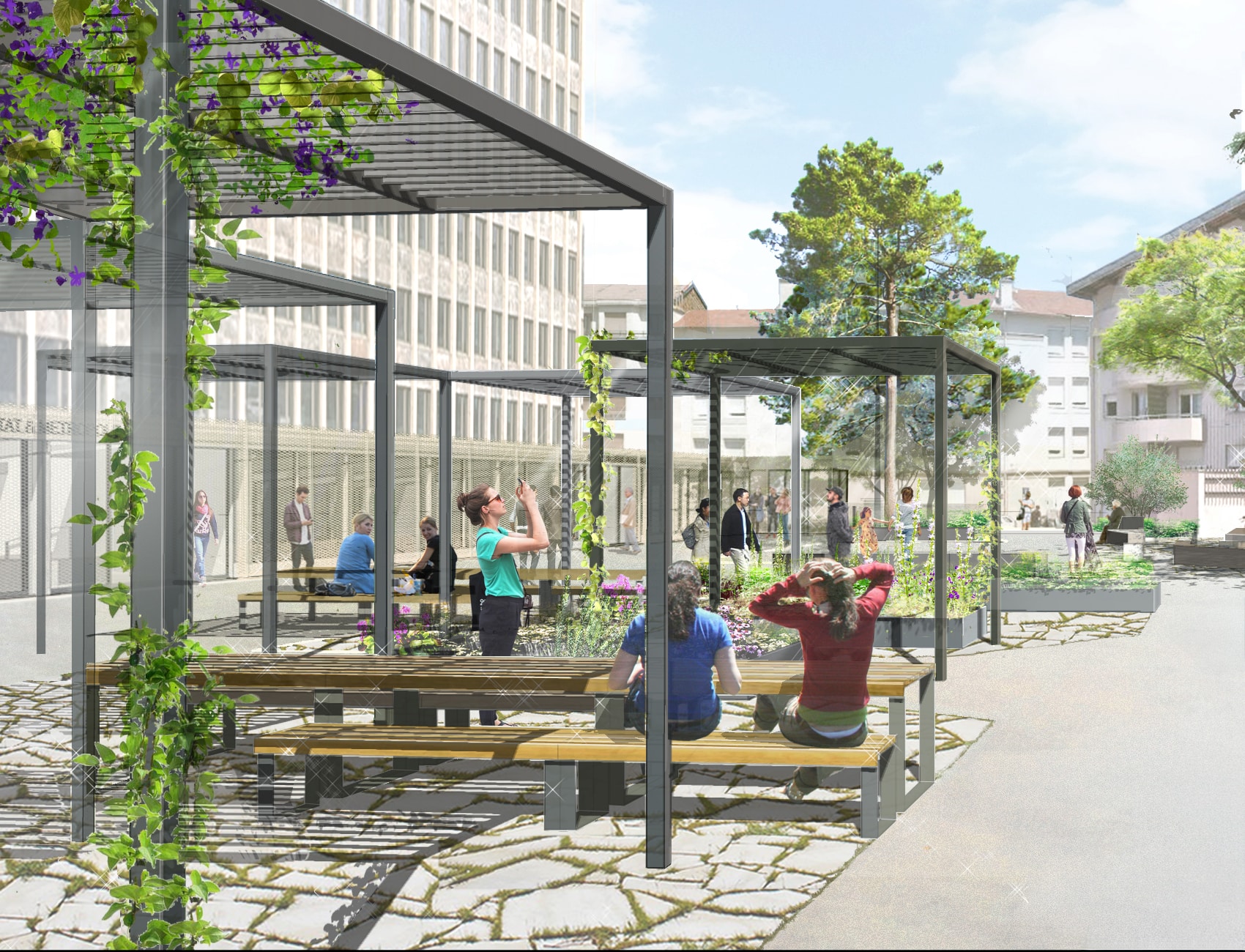 La place Sainte-Barbe se réinvente au cœur du quartier Tarentaize-Beaubrun