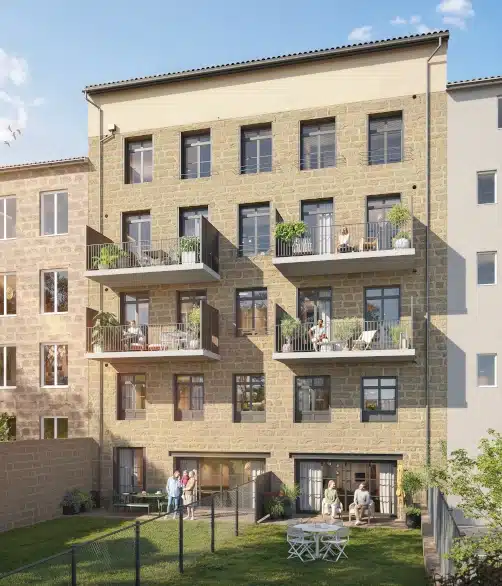Réhabilitation immobilière - 52, rue Aristide Briand et de la paix - Perspective extérieure