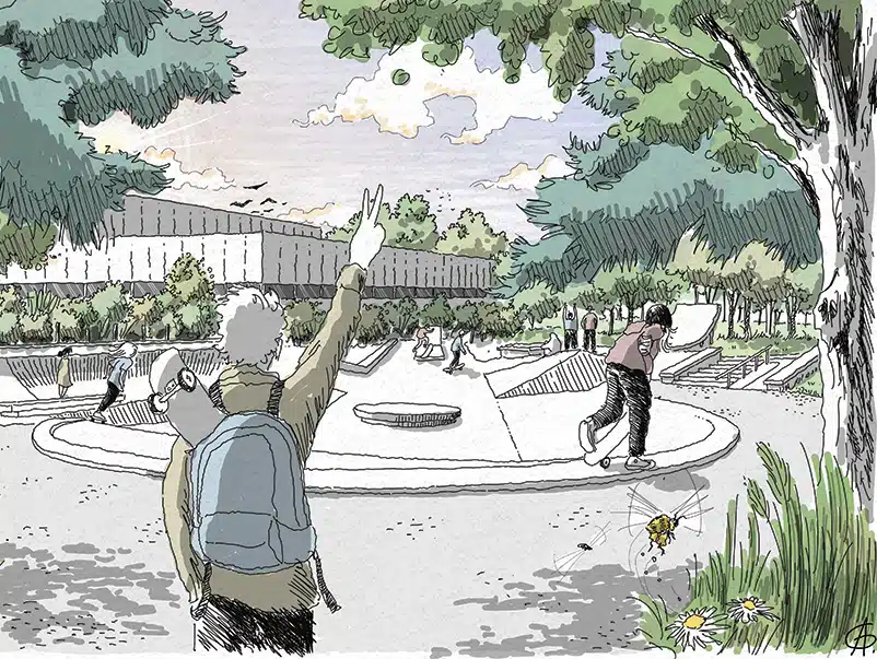 A Saint-Étienne, le Parc François Mitterrand se réinvente !