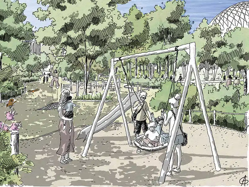 A Saint-Étienne, le Parc François Mitterrand se réinvente !